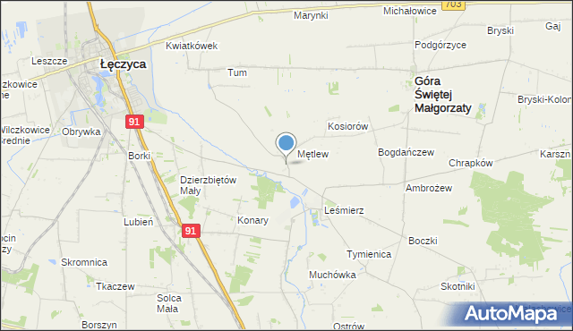 mapa Mierczyn, Mierczyn na mapie Targeo